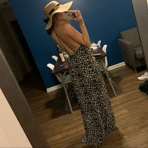 Cheetah maxi dress